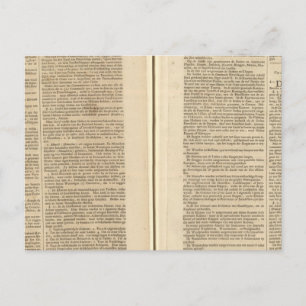 Carte Postale Page Texte New World Atlas 2