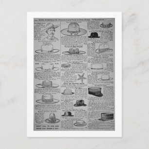 Carte Postale Pages from Sears, Roebuck of Chicago catalogue