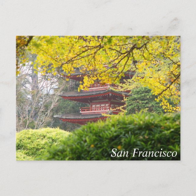 Carte Postale Pagode de la Tour au Trésor, San Francisco (Devant)