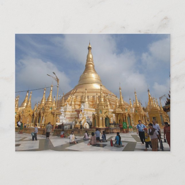 Carte Postale Pagode Shwe Dagon (Devant)