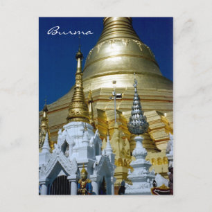 Carte Postale pagode shwedagon birmanie