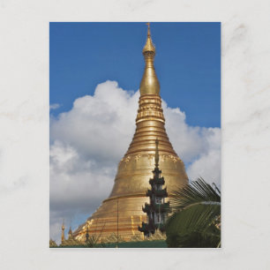 Carte Postale Pagode Shwedagon, Yangon, Myanmar