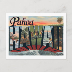 Carte Postale Pahoa, HawaiiGrandes lettres ScènesPahoa, HI
