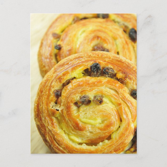 Carte Postale Pain au raisin (Devant)
