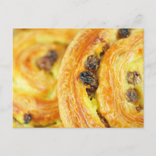 Carte Postale Pain aux raisins (Devant)