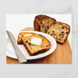 Carte Postale Pain De Raisin Et cannelle