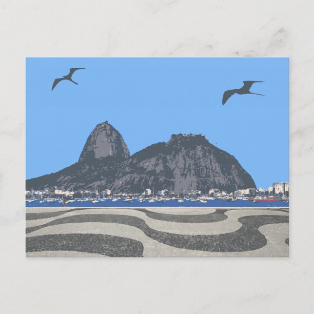 Carte Postale Pain de sucre, Rio (Devant)