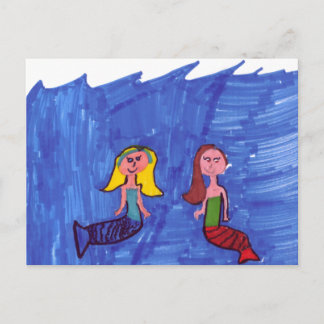 Carte Postale Pairs de sirène