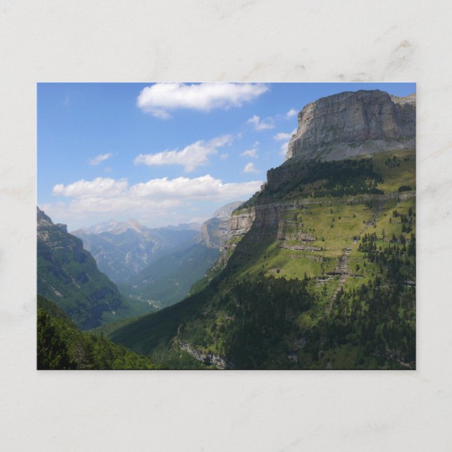 Carte Postale Paisaje de Ordesa - Huesca (Espagne) (Devant)