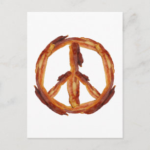 Carte Postale Paix De Bacon