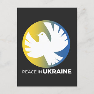 Carte Postale paix en ukraine