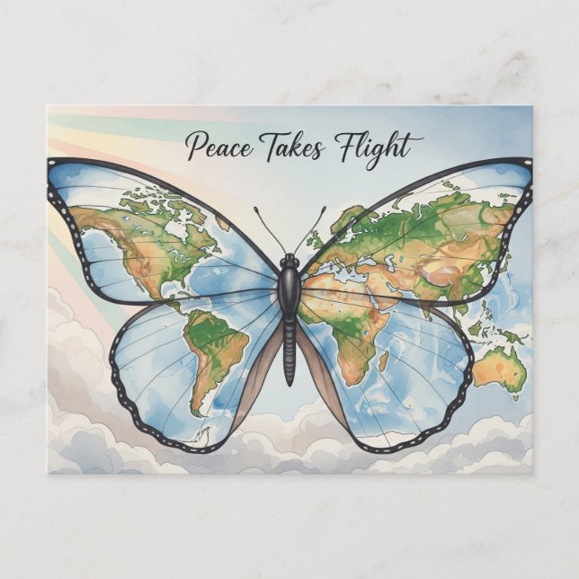 Carte Postale Paix internationale (Devant)