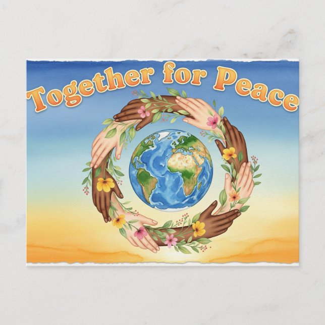 Carte Postale Paix internationale (Devant)