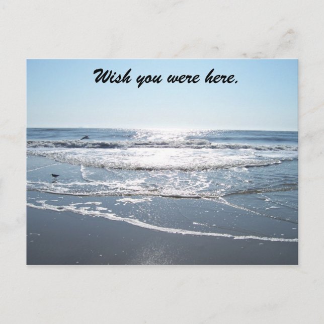 Carte Postale Paix, j'aimerais que tu sois là. (Devant)