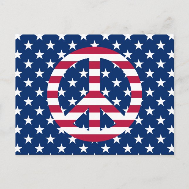 Carte Postale Paix patriotique (Devant)