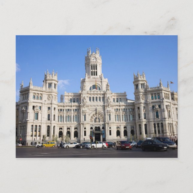Carte Postale Palacio de Comunicaciones à Madrid (Devant)