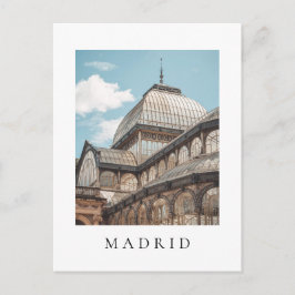 Carte Postale Palacio de Cristal del Retiro, Madrid 