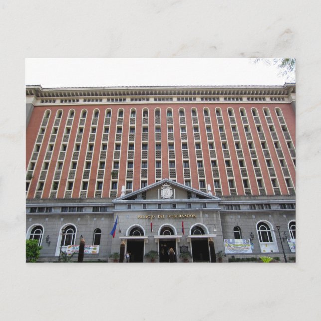 Carte Postale palacio manila (Devant)