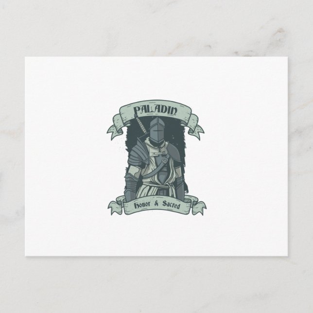 Carte Postale Paladin (Devant)