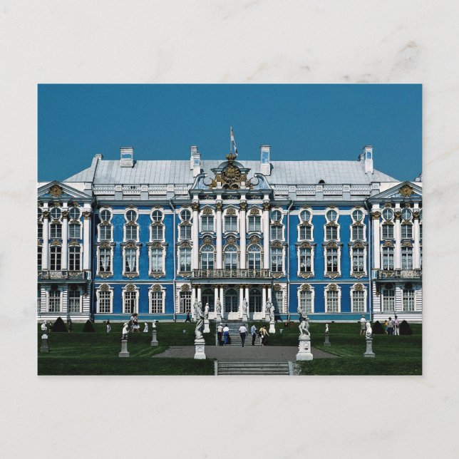 Carte Postale Palais de Catherine à Pushkin, St Petersbourg, Rus (Devant)
