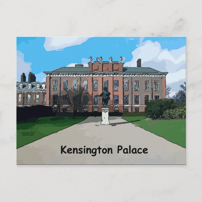 Carte Postale Palais de Kensington (Devant)