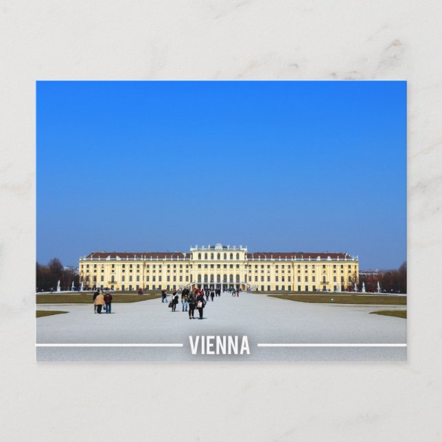 Carte Postale Palais de Schönbrunn - Vienne Autriche (Devant)