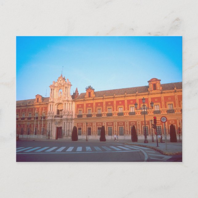 Carte Postale Palais de Telmo à Séville, Espagne siège de (Devant)