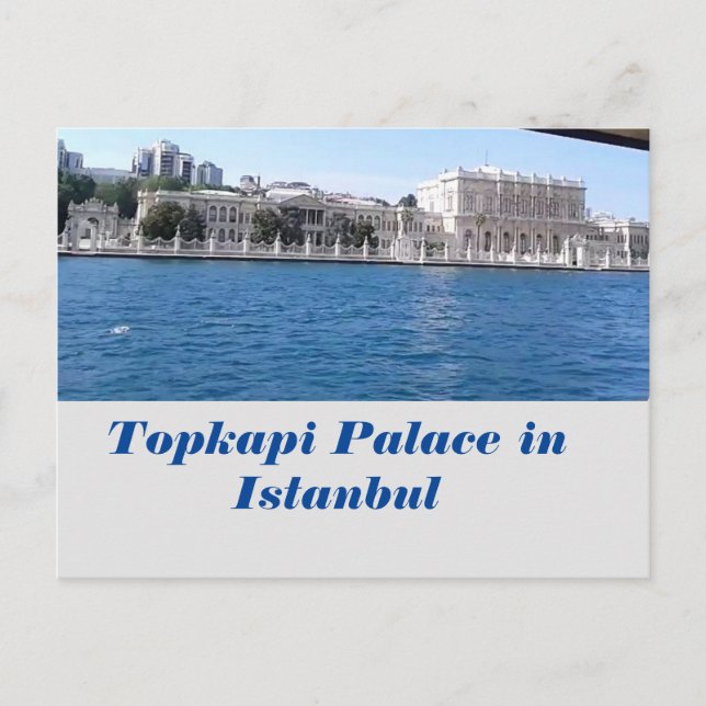 Carte Postale Palais de Topkapi à Istanbul, Turquie (Devant)