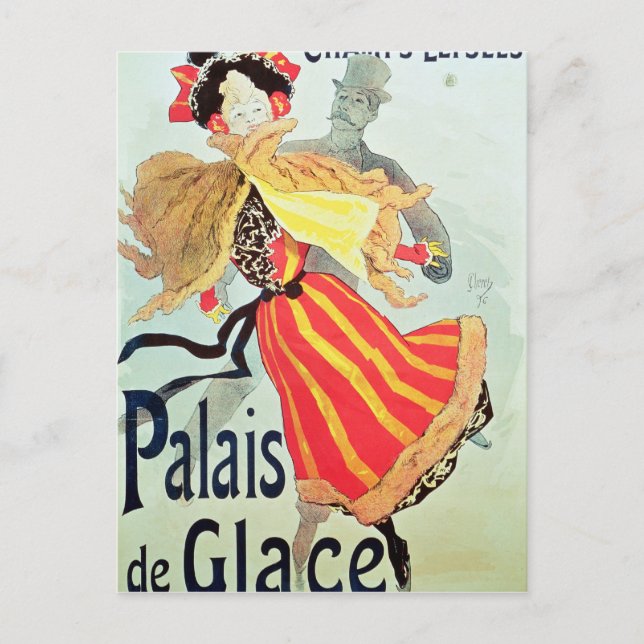 Carte Postale Palais des Glaces", Champs Elysées, Paris, 1893 (Devant)