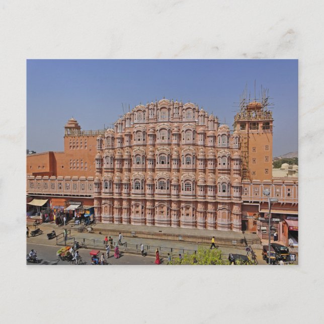 Carte Postale Palais des Vents (Hawa Mahal), Jaipur, Inde, (Devant)