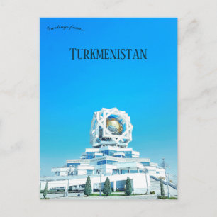 Carte Postale Palais mariage à Ashgabat Turkménistan