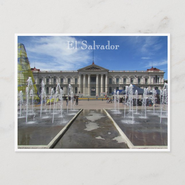 Carte Postale palais national de san salvador (Devant)