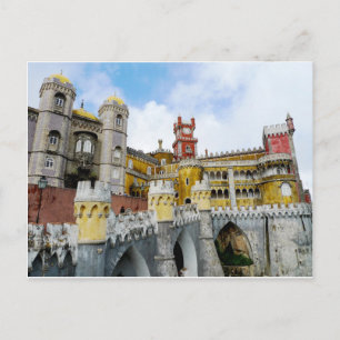 Carte Postale Palais Pena Lisbonne Portugal Patrimoine UNESCO
