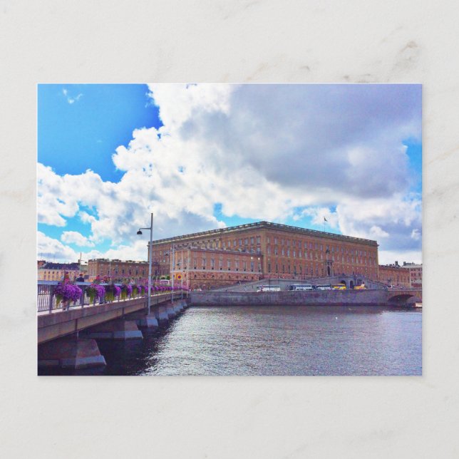 Carte Postale Palais Royal à Stockholm (Devant)