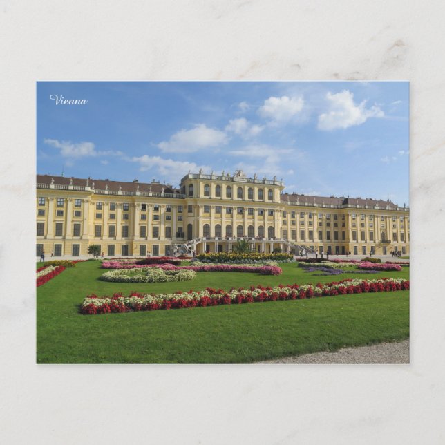 Carte Postale Palais Schönbrunn Vienne (Devant)