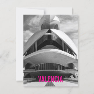 Carte Postale Palau de les Arts Reina Sofia, Valence