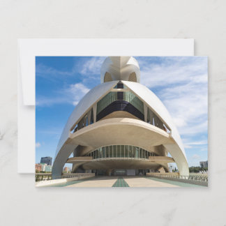 Carte Postale Palau de les Arts Reina Sofia, Valence
