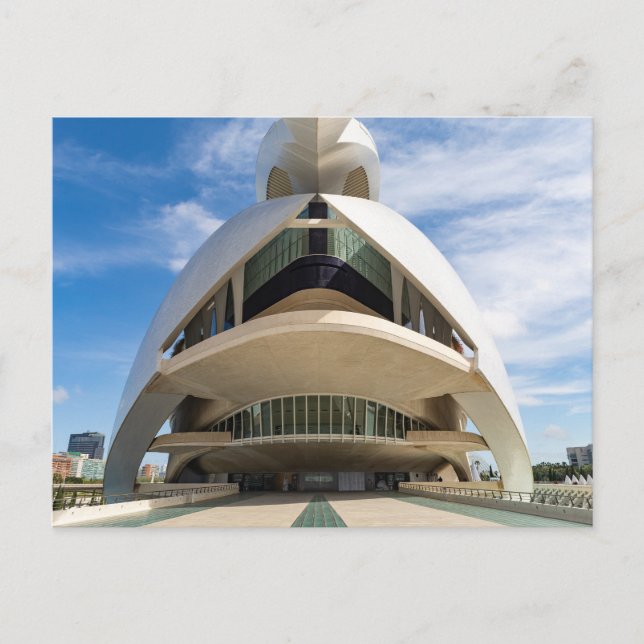 Carte Postale Palau de les Arts Reina Sofia, Valence (Devant)
