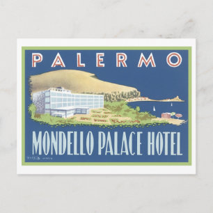 Carte Postale Palerme Mondello Palace Hotel