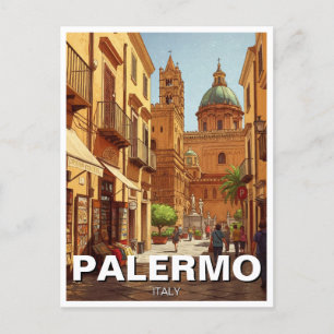 Carte Postale Palerme Sicile Italie Voyage