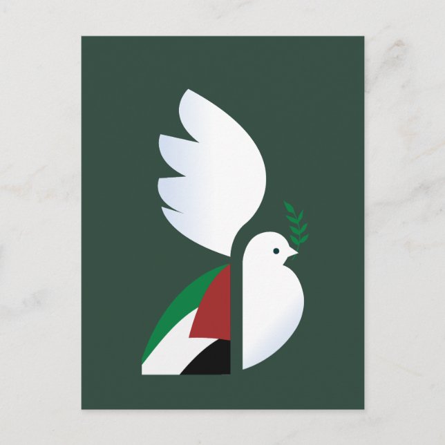 Carte postale Palestine libre – Sensibilisation au (Devant)