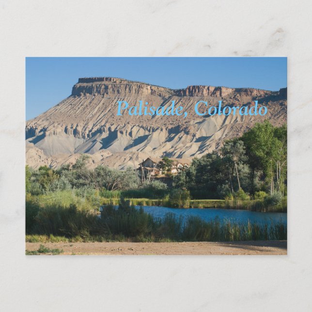 Carte Postale Palisade, Colorado (Devant)