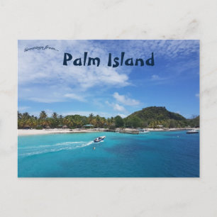 Carte postale Palm Island St Vincent and Grenadine
