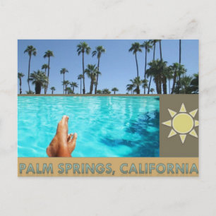 CARTE POSTALE PALM SPRINGS #4 POSTCARD