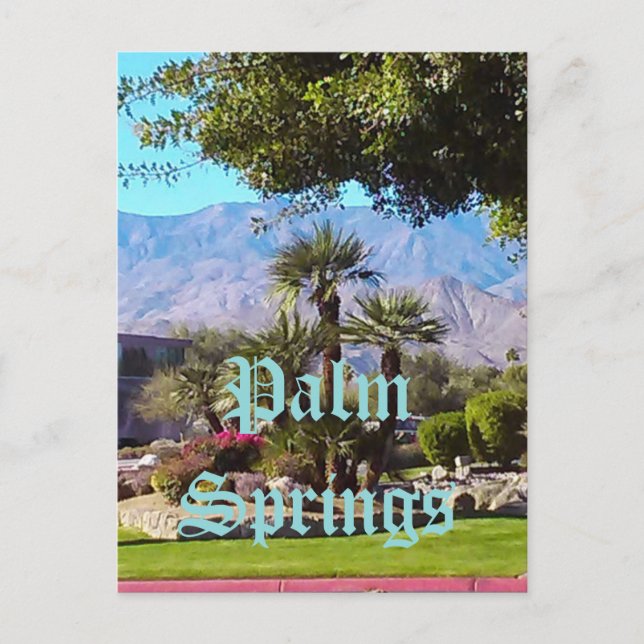 Carte postale Palm Springs California (Devant)