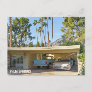 Carte Postale Palm Springs Californie - Photo moderne du milieu 