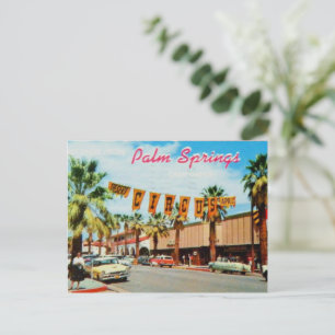 Carte Postale Palm Springs, Californie vintage 1950 photo