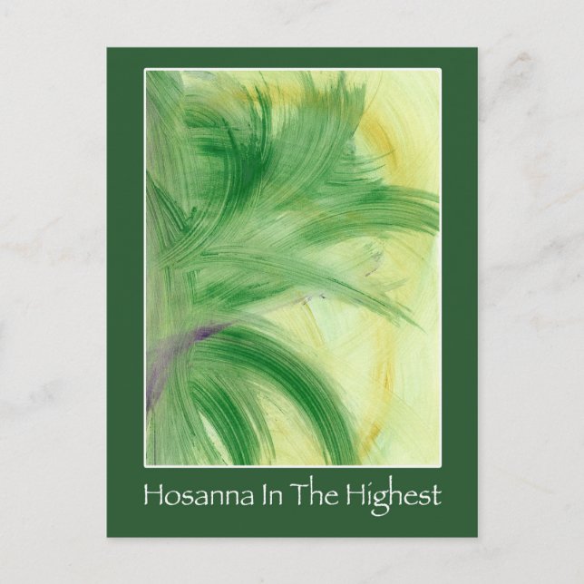 Carte postale Palm Sunday (Devant)