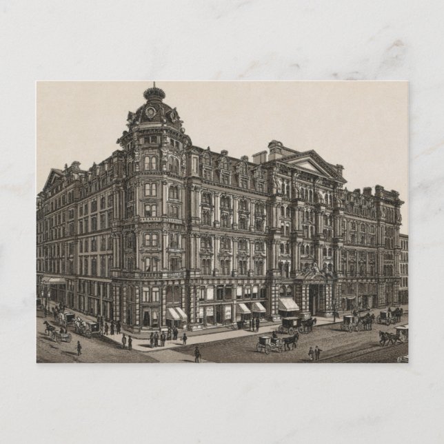 Carte Postale Palmer House, Chicago (c. 1880) (Devant)