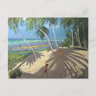 Carte Postale Palmiers Clovelly beach Barbados 2013